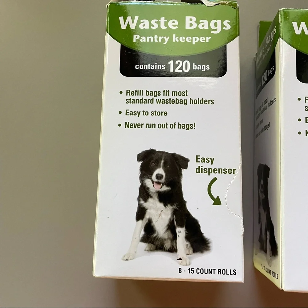 12 rolls of doggie poop bags